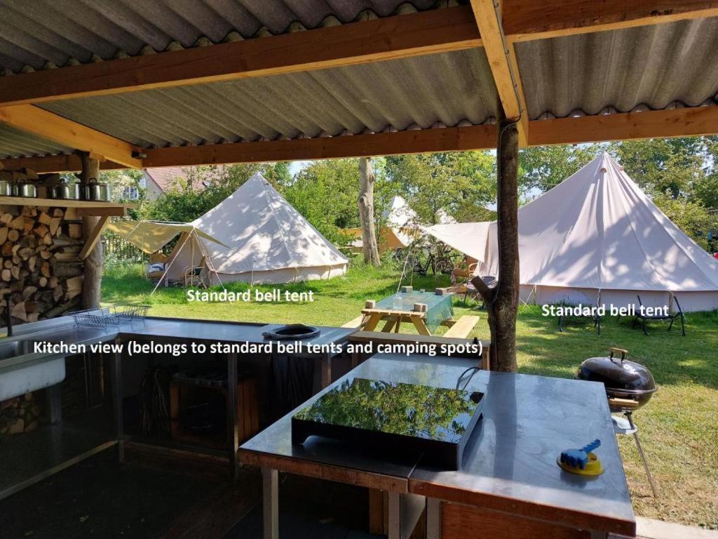 Bell Tent Glamping Essenhof Aagtekerke Exterior foto